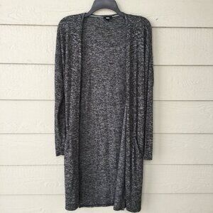 MASSIMO Dark Heather Grey Open Front Cardigan